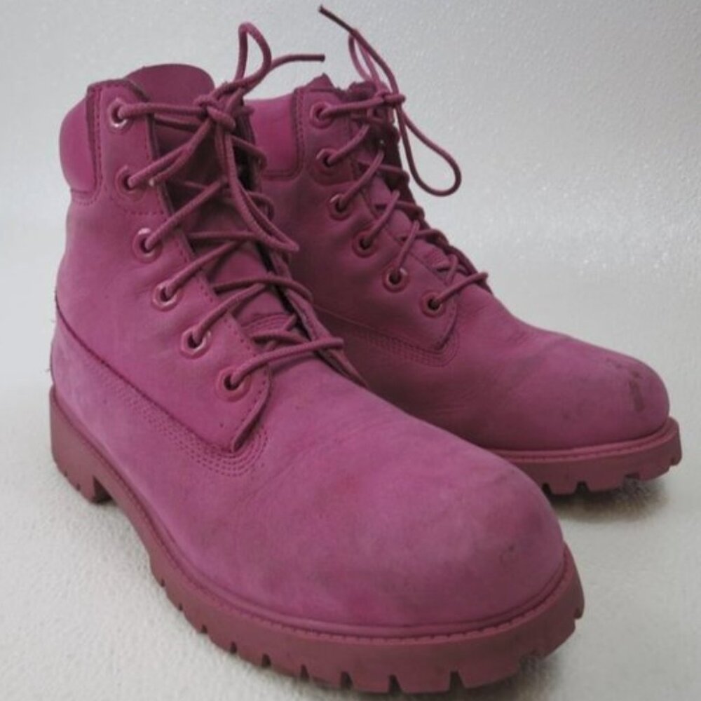 Timberland Premium Waterproof Dirty Nubuck Leather Girl's Footwear Boots Sz 5